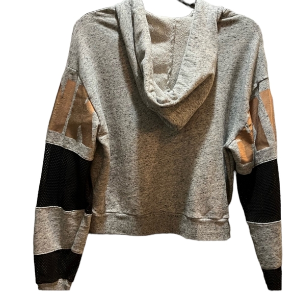 PINK Victoria's Secret Cropped mesh pullover Size S - Picture 3 of 9